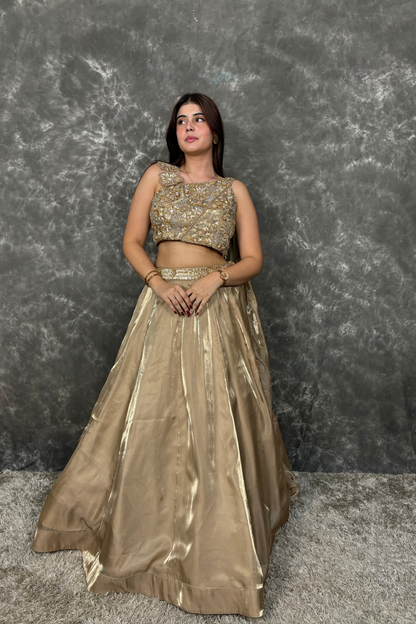 Golden Lehenga