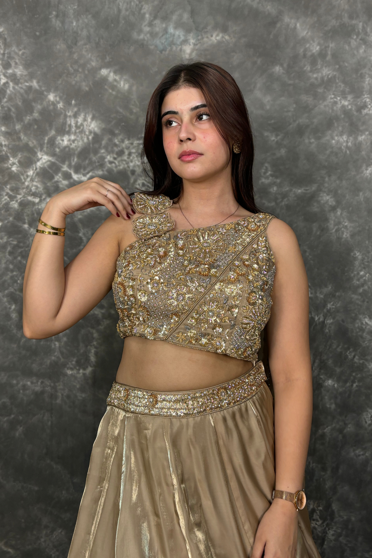 Golden Lehenga