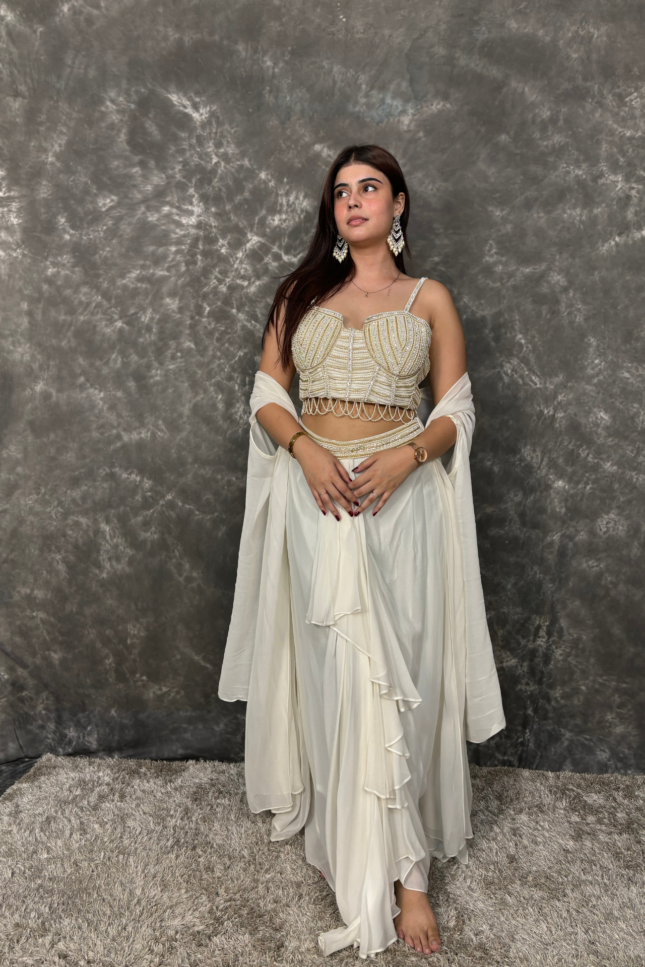 Noir Grace Dhoti Dress