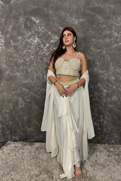 Noir Grace Dhoti Dress