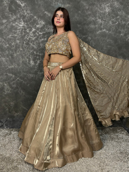 Golden Lehenga