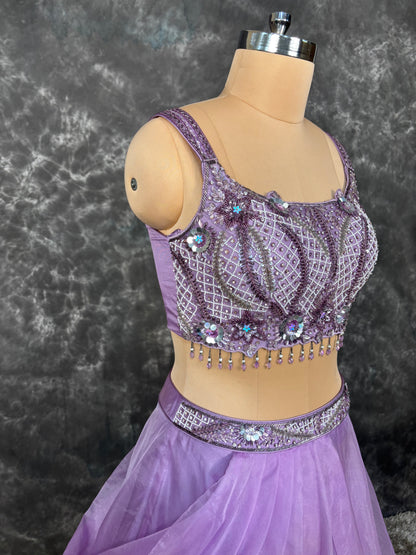 Armani Satin Lehenga